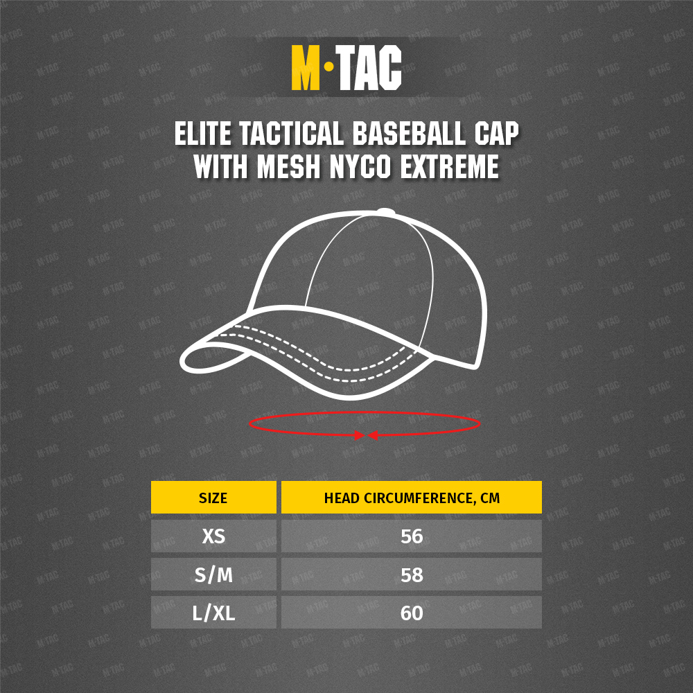 Maattabel Elite Tactical Baseball Cap with Mesh NYCO Extreme