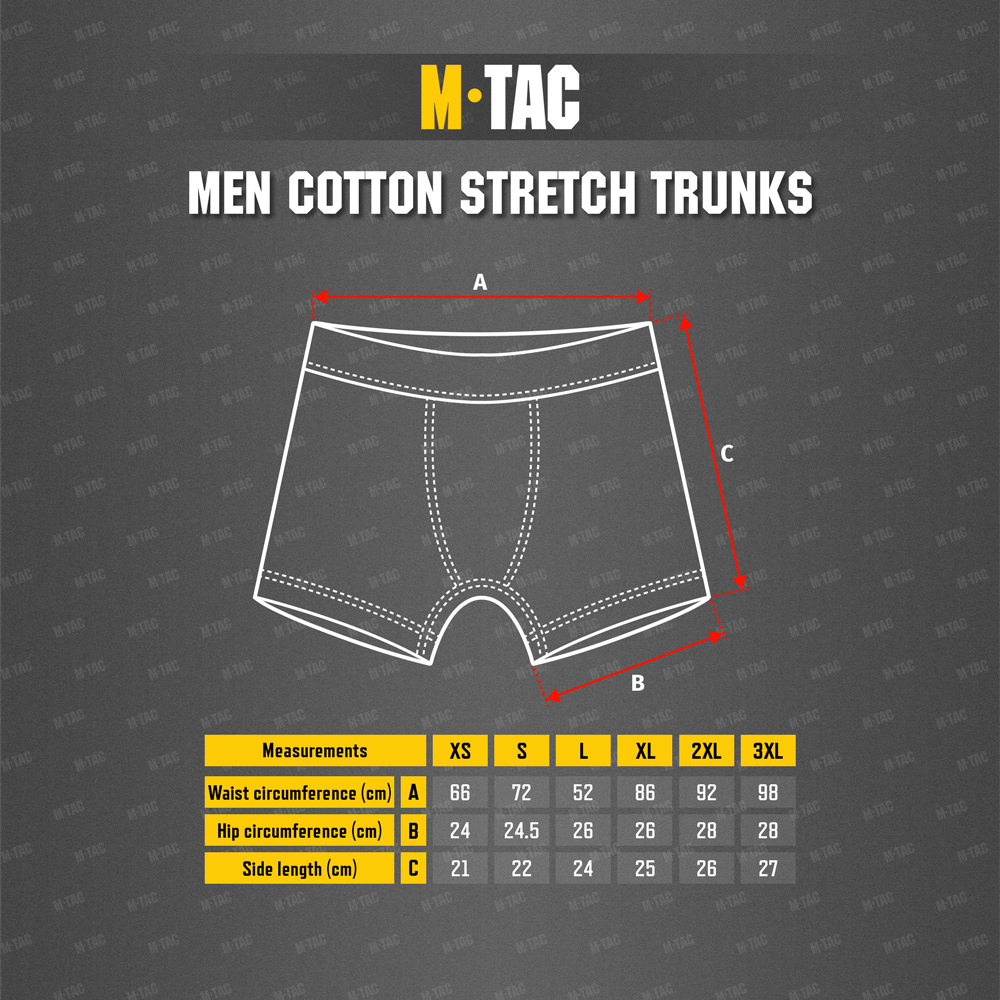 Maattabel Men Cotton Stretch Trunks