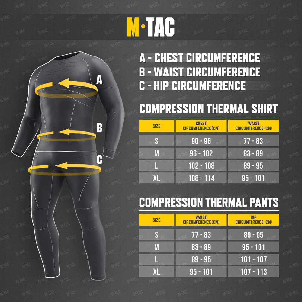 Maattabel Compression Thermal Pants